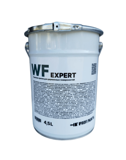 Краска для дерева PROFIPAINTS WF EXPERT для наружных и внутренних работ укрывная 4.5л, База А