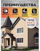 Краска фасадная износостойкая для наружных и внутренних работ PROFIPAINTS ECO FACADE ACRYL 9л, RAL-1015