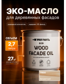 Масло для дерева Profipaints ECO Wood Facade Oil 2.7л, Прозрачный