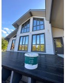 Грунтовка по дереву антисептическая акриловая под покраску ProfiPaints SILVER WOOD AQUA BASE  9л, Бесцветный