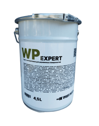 Грунт по дереву антисептический акриловый PROFIPAINTS WP EXPERT  18л, Бесцветный