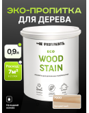 Пропитка для дерева с воском для наружных и внутренних работ ProfiPaints ECO WOOD STAIN 0.9л, Прозрачный