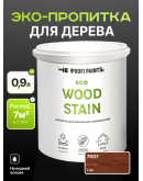 Пропитка для дерева с воском для наружных и внутренних работ ProfiPaints ECO WOOD STAIN 0.9л, Тик