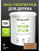 Пропитка для дерева с воском для наружных и внутренних работ ProfiPaints ECO WOOD STAIN 0.9л, Дуб