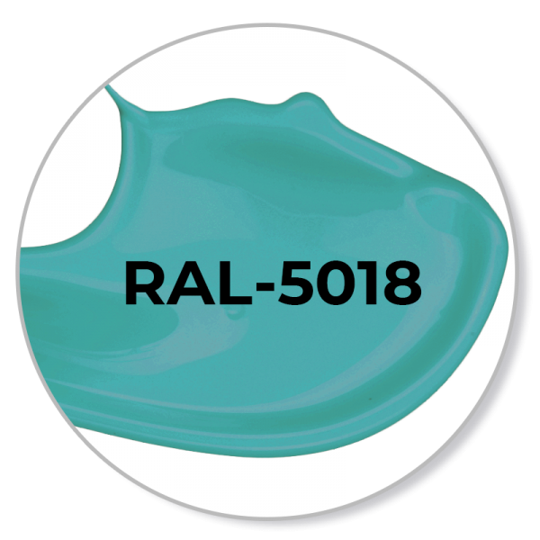 Бирюзово-синий