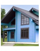 Краска по дереву акриловая для фасадов и внутренних работ PROFIPAINTS SILVER WOOD FACADE 0.9л, RAL-5015