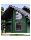 Краска по дереву акриловая для фасадов и внутренних работ PROFIPAINTS SILVER WOOD FACADE 0.9л, RAL-6005