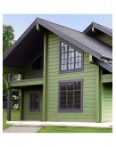 Краска по дереву акриловая для фасадов и внутренних работ PROFIPAINTS SILVER WOOD FACADE 0.9л, RAL-6021