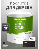 Пропитка для дерева лессирующая с антисептиком без запаха ProfiPaints SILVER WOOD STAIN 0.9л, Венге